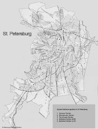 St. Petersburg Historical Gardens in Study